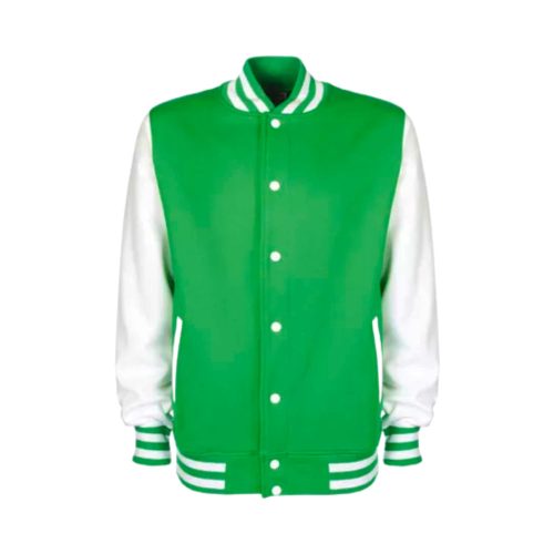 Zöld-fehér baseball jacket