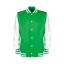 Zöld-fehér baseball jacket