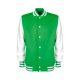 Zöld-fehér baseball jacket