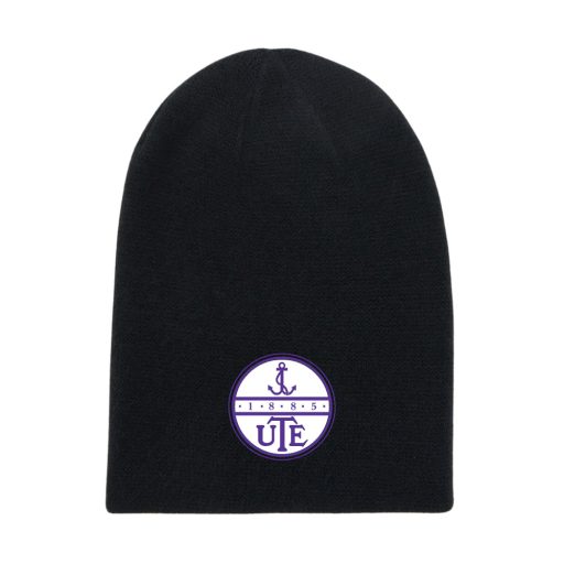 UTE sapka kötött vékony fekete felnőtt