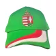   Magyarország baseball sapka zöld trikolor hímzett címerrel
