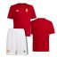 Magyarország mez garnitúra szurkolói Adidas gyerek piros felső kerek nyak fehér alsó