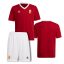 Magyarország mez garnitúra szurkolói Adidas gyerek piros felső fehér alsó