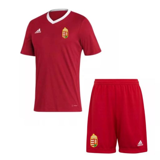 Magyarország mez garnitúra szurkolói Adidas gyerek piros felső piros alsó