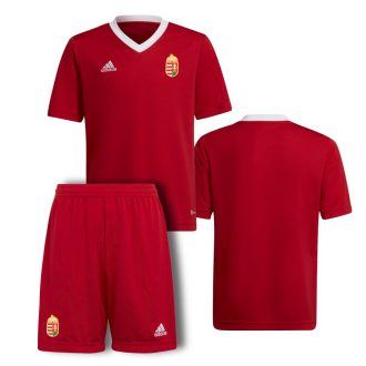   Magyarország mez garnitúra szurkolói Adidas gyerek piros felső piros alsó