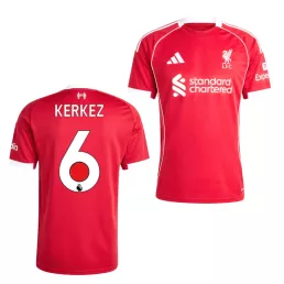   Liverpool mez felső gyerek Adidas Home 2025/26 - Kerkez 6 (Premier League)