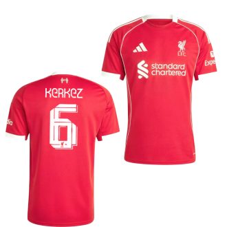 Liverpool mez felső gyerek Adidas Home 2025/26 - Kerkez 6