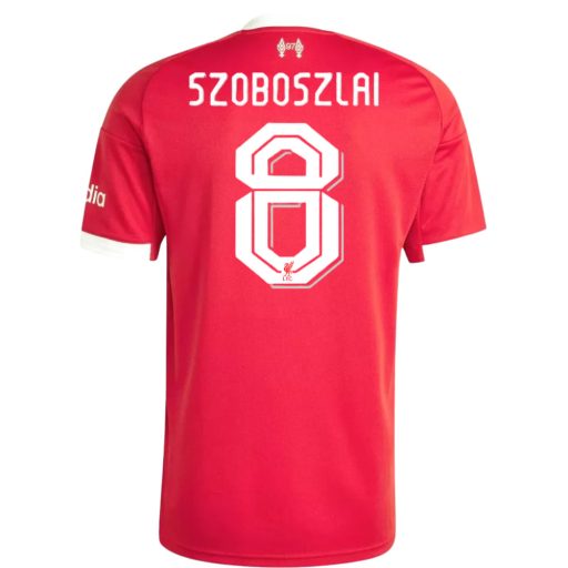 Liverpool mez felső gyerek Adidas Home 2025/26 - Szoboszlai 8