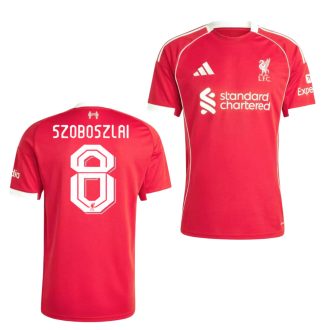   Liverpool mez felső gyerek Adidas Home 2025/26 - Szoboszlai 8