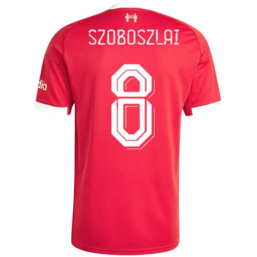 Liverpool mez felső gyerek Adidas Home 2025/26 - Szoboszlai 8