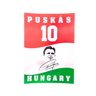 Puskás képeslap aláírásos