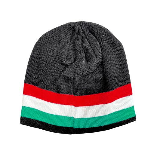 Magyarország sapka kötött fekete trikolor címeres