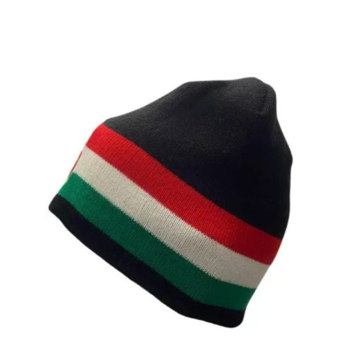 Magyarország sapka kötött fekete trikolor címeres