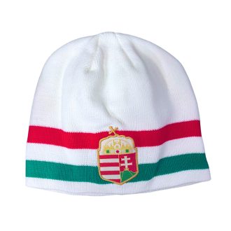 Magyarország sapka kötött fehér trikolor címeres
