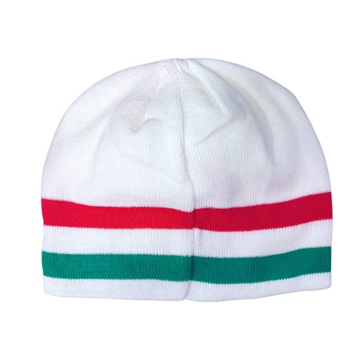 Magyarország sapka kötött fehér trikolor címeres