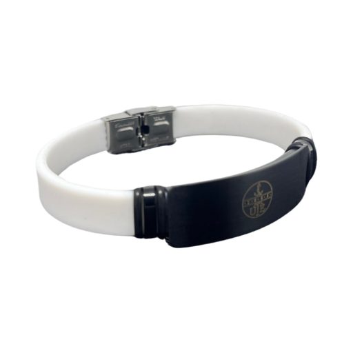 UTE karkötő szilikon fekete-fehér címeres
