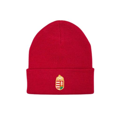 Magyarország sapka kötött piros visszahajtható