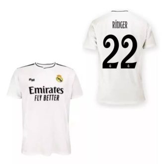   Real Madrid mez felső felnőtt Szurkolói HOME 2024-25 - RÜDIGER 22