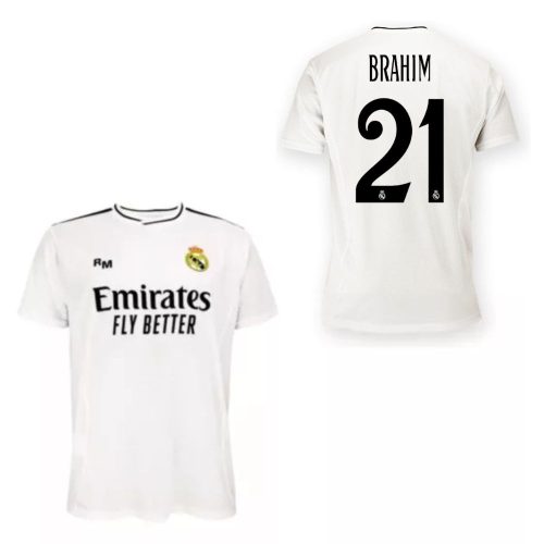 Real Madrid mez felső felnőtt Szurkolói HOME 2024-25 - BRAHIM 21