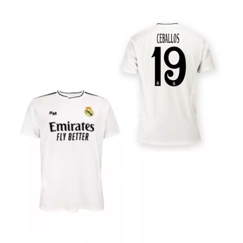 Real Madrid mez felső gyerek Szurkolói HOME 2024-25 - CEBALLOS 19