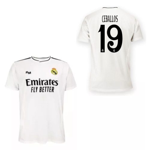 Real Madrid mez felső felnőtt Szurkolói HOME 2024-25 - CEBALLOS 19