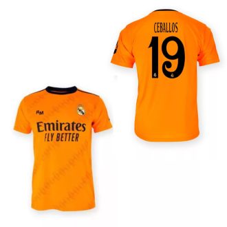   Real Madrid mez felső felnőtt Szurkolói AWAY 2024-25 - CEBALLOS 19