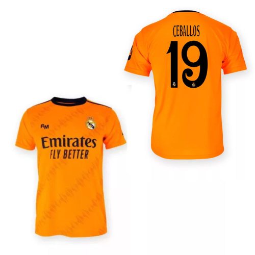 Real Madrid mez felső felnőtt Szurkolói AWAY 2024-25 - CEBALLOS 19