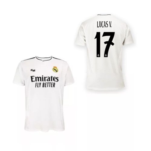 Real Madrid mez felső gyerek Szurkolói HOME 2024-25 - LUCAS V. 17