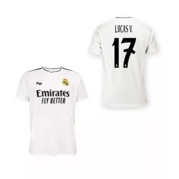   Real Madrid mez felső gyerek Szurkolói HOME 2024-25 - LUCAS V. 17