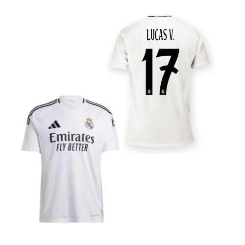 Real Madrid mez felső Adidas HOME gyerek 2024-25 - LUCAS V. 17