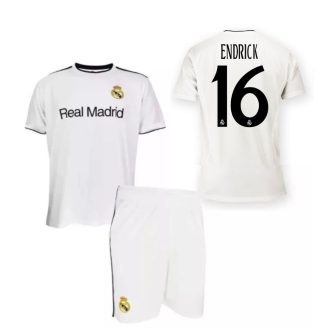 Real Madrid mez garnitúra gyerek fehér - ENDRICK 16