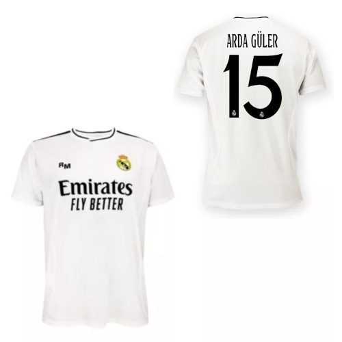 Real Madrid mez felső felnőtt Szurkolói HOME 2024-25 - ARDA GÜLER 15