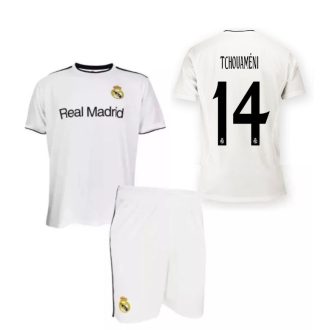 Real Madrid mez garnitúra gyerek fehér - TCHOUAMÉNI 14