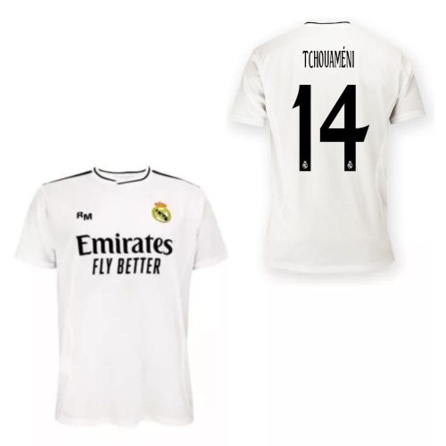 Real Madrid mez felső felnőtt Szurkolói HOME 2024-25 - TCHOUAMÉNI 14