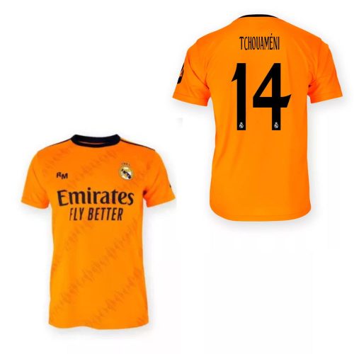 Real Madrid mez felső felnőtt Szurkolói AWAY 2024-25 - TCHOUAMÉNI 14