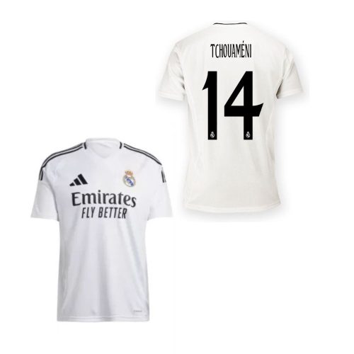 Real Madrid mez felső Adidas HOME gyerek 2024-25 - TCHOUAMÉNI 14