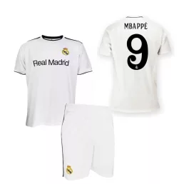 Real Madrid mez garnitúra gyerek fehér - MBAPPÉ 9