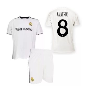 Real Madrid mez garnitúra gyerek fehér - VALVERDE 8