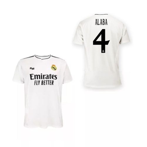 Real Madrid mez felső gyerek Szurkolói HOME 2024-25 - ALABA 4