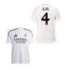 Real Madrid mez felső Adidas HOME gyerek 2024-25 - ALABA 4