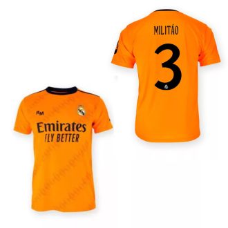   Real Madrid mez felső felnőtt Szurkolói AWAY 2024-25 - MILITÃO 3