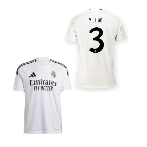 Real Madrid mez felső Adidas HOME gyerek 2024-25 - MILITÃO 3