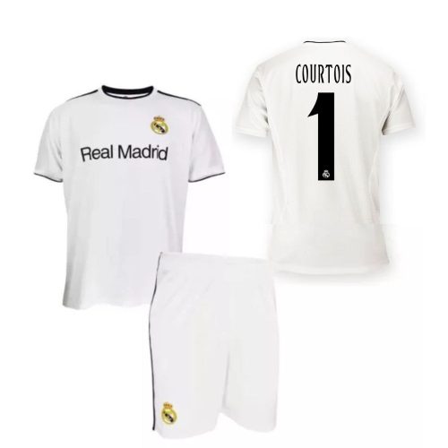 Real Madrid mez garnitúra gyerek fehér - COURTOIS 1