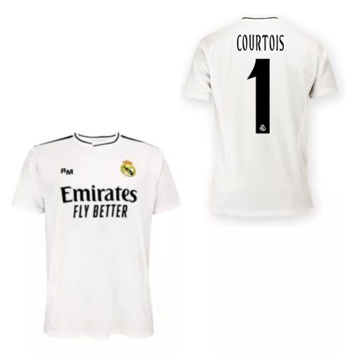 Real Madrid mez felső felnőtt Szurkolói HOME 2024-25 - COURTOIS 1