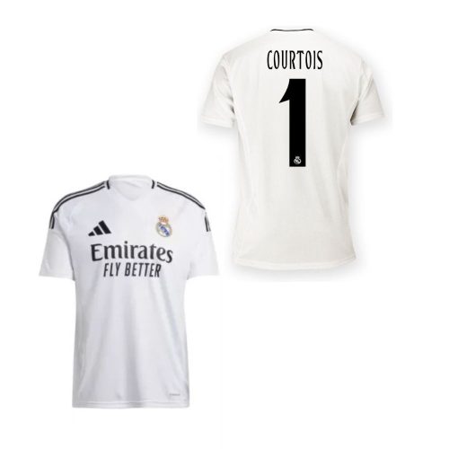 Real Madrid mez felső Adidas HOME gyerek 2024-25 - COURTOIS 1