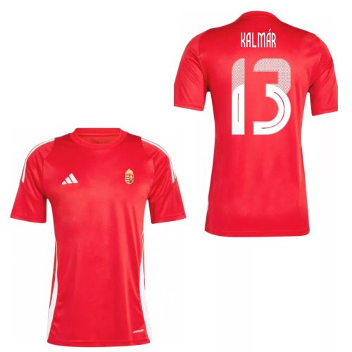 Magyarország mez felső szurkolói Adidas T24 piros felnőtt - KALMÁR 13
