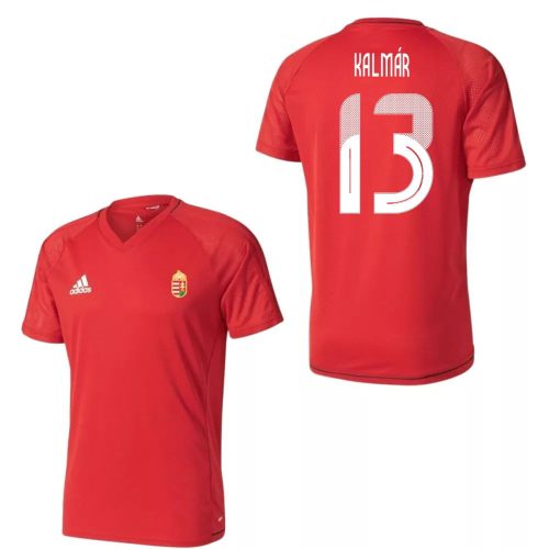 Magyarország mez felső szurkolói Adidas piros T17 felnőtt - KALMÁR 13