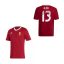 Magyarország mez felső szurkolói Adidas piros gyerek - KALMÁR 13