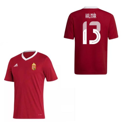 Magyarország mez felső szurkolói Adidas piros felnőtt - KALMÁR 13