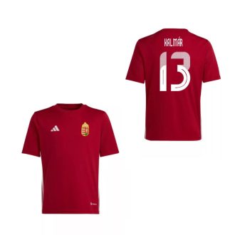   Magyarország mez felső szurkolói Adidas gyerek kerek nyak piros - KALMÁR 13